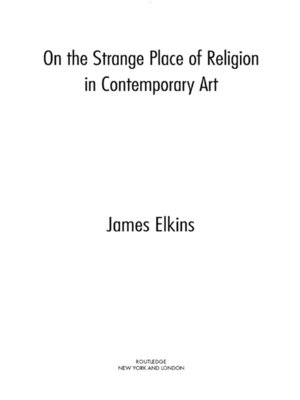 cover image of On the Strange Place of Religion in Contemporary Art